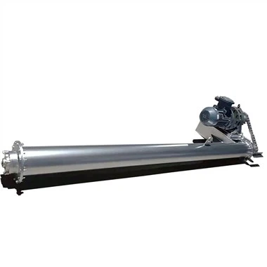 Горизонтальний трубчастий шнековий конвеєр