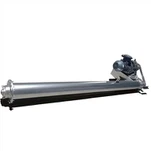 Горизонтальний трубчастий шнековий конвеєр